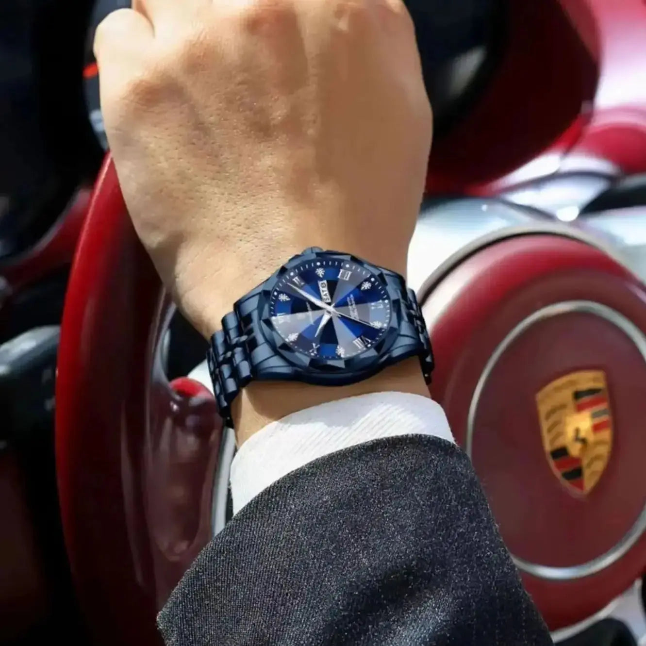 POEDAGAR Luxury Men's Quartz Watch