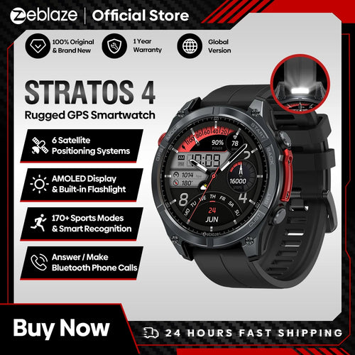 Zeblaze Stratos 4 GPS Smart Watch